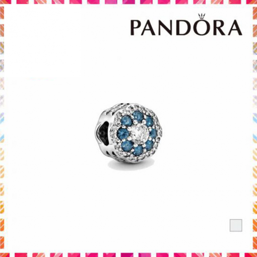 65OFF-PANDORA-パンドラ-チャーム-レディース-Blue-Sparkle-Flower-blue-797851NMB-1