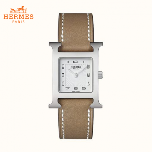 《Hウォッチ》HERMES-エルメス-腕時計-21×21-mm-エトゥープ-W036709WW003-510x510
