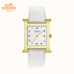 《Hウォッチ》HERMES-エルメス-腕時計-30.5×30.5-mm-白-W036846WW003-400x400